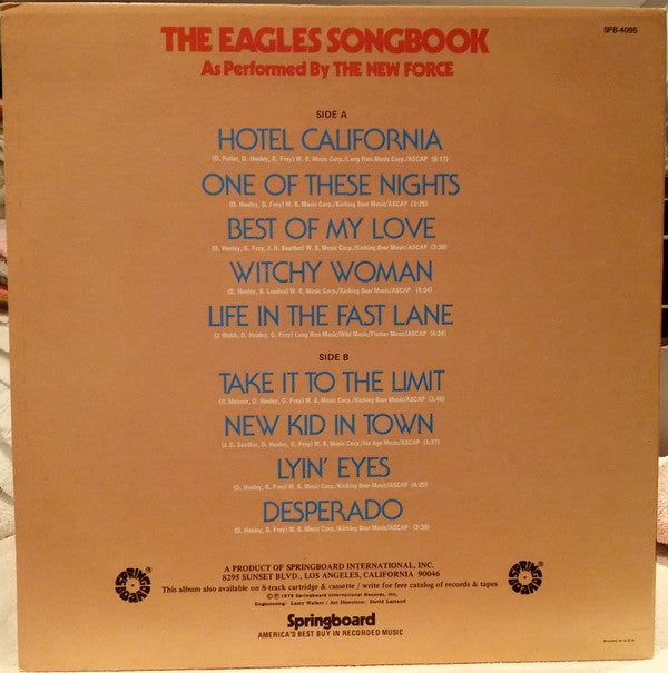 The New Force : The Eagles Songbook (LP, Album)