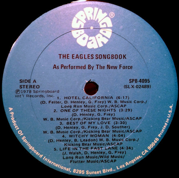 The New Force : The Eagles Songbook (LP, Album)