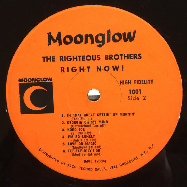The Righteous Brothers : Right Now! (LP, Album, Mono)