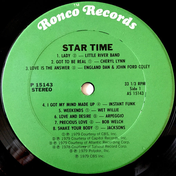 Various : Star Time (LP, Comp)