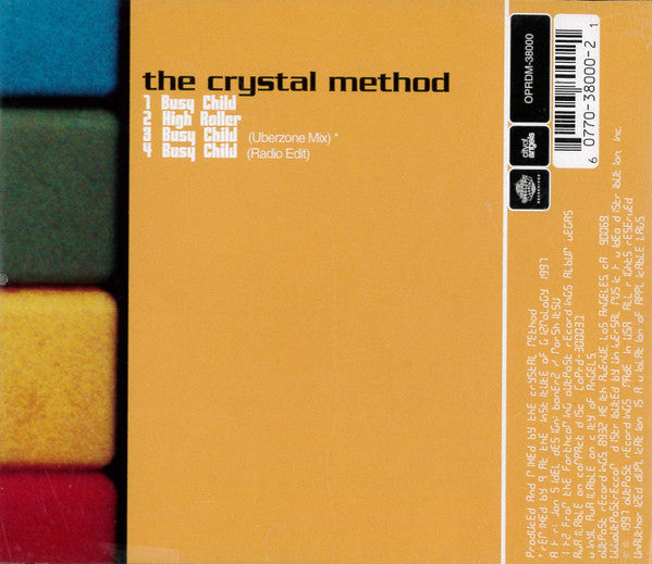 The Crystal Method : Busy Child • High Roller (CD, Maxi, Promo)
