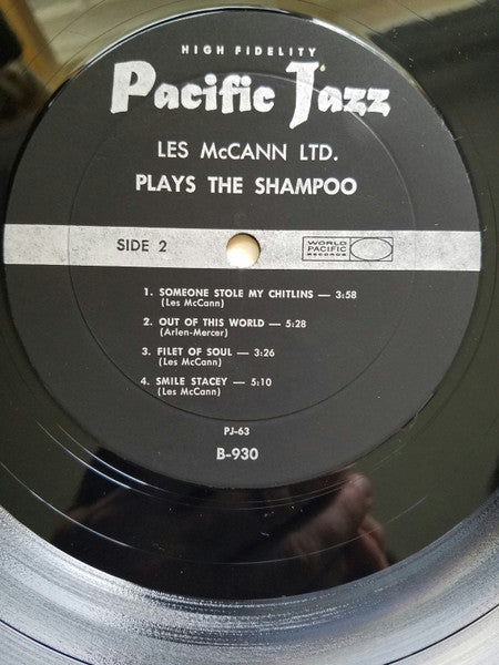 Les McCann Ltd. : Plays The Shampoo At The Village Gate (LP, Album, Mono)