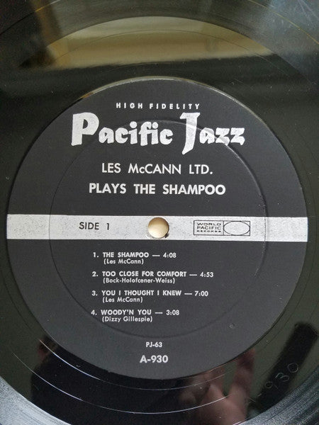 Les McCann Ltd. : Plays The Shampoo At The Village Gate (LP, Album, Mono)