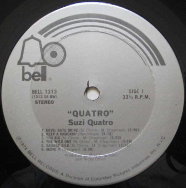 Suzi Quatro : Quatro (LP, Album, Ter)
