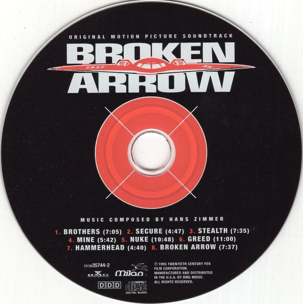 Hans Zimmer : Broken Arrow (Original Motion Picture Soundtrack) (CD, Album)