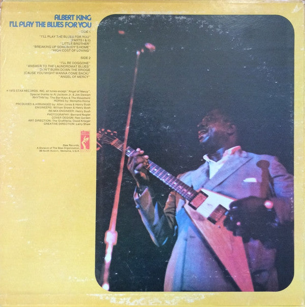 Albert King : I'll Play The Blues For You (LP, Album)