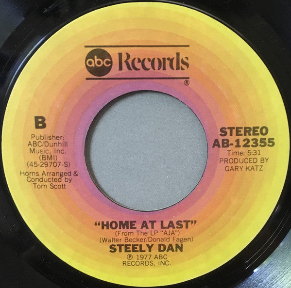 Steely Dan : Deacon Blues (7", Single, Styrene, Ter)