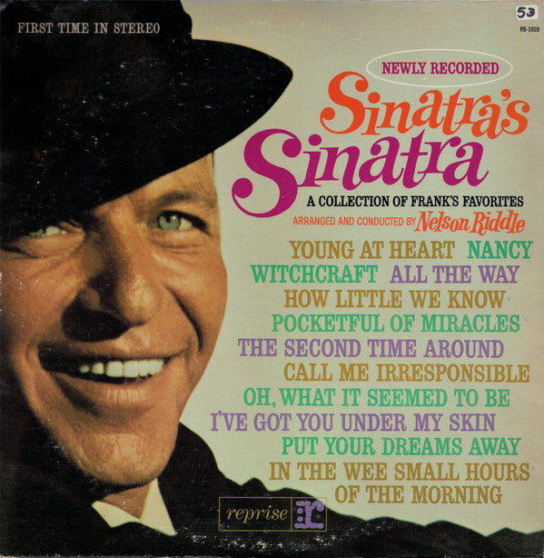 Frank Sinatra : Newly Recorded  - Sinatra's Sinatra (A Collection Of Frank's Favourites) (LP, Album, RE, Win)