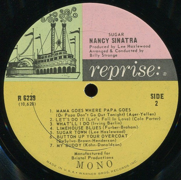 Nancy Sinatra : Sugar (LP, Album, Mono)