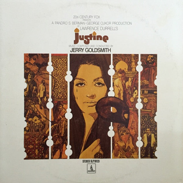 Jerry Goldsmith : Justine (LP, Album, Promo)