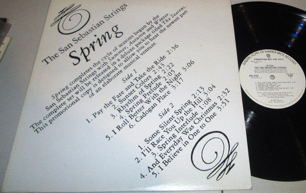 The San Sebastian Strings, Rod McKuen, Anita Kerr : Spring (LP, Album, Promo)