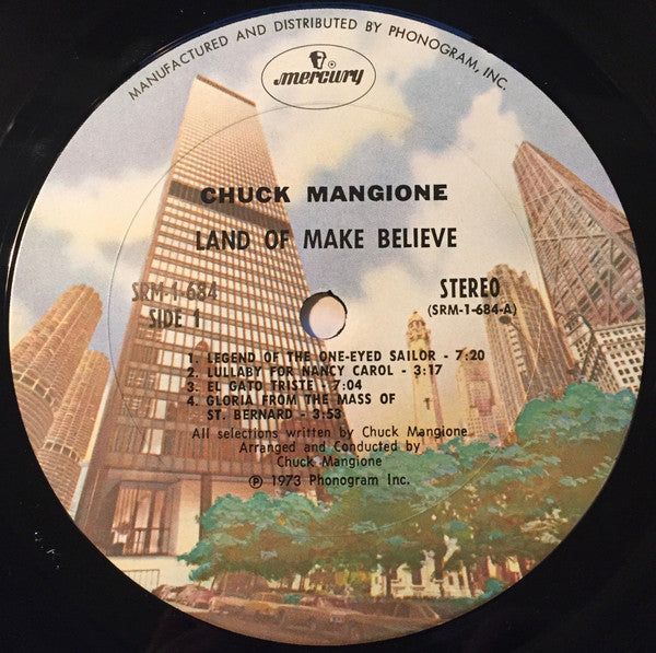 Chuck Mangione : Land Of Make Believe... A Chuck Mangione Concert (LP, Album, RE)