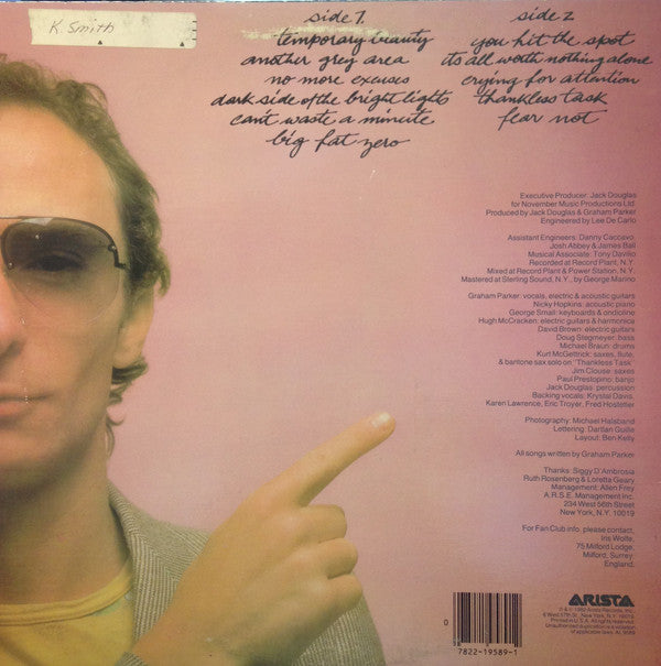 Graham Parker : Another Grey Area (LP, Album)