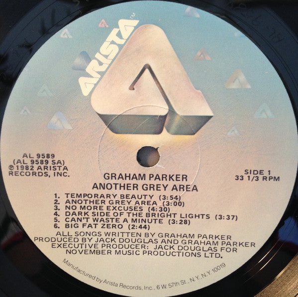 Graham Parker : Another Grey Area (LP, Album)