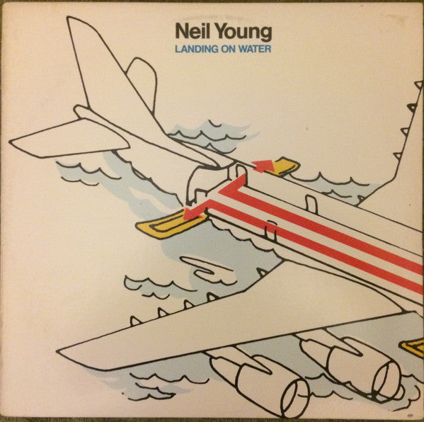Neil Young : Landing On Water (LP, Album, Club, Car)