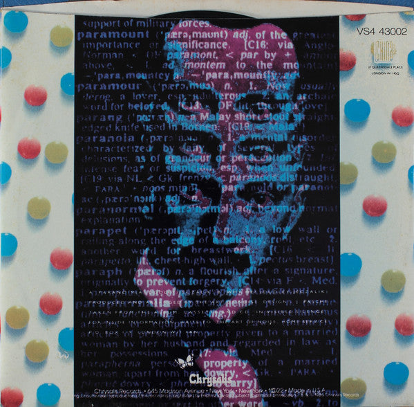 The Art Of Noise With Max Headroom : Paranoimia (7")
