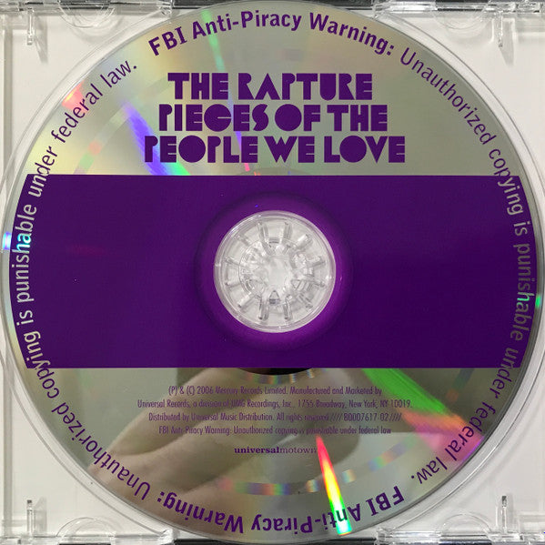 The Rapture : Pieces Of The People We Love (CD, Album, Bes)