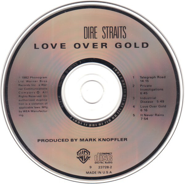 Dire Straits : Love Over Gold (CD, Album, RE)