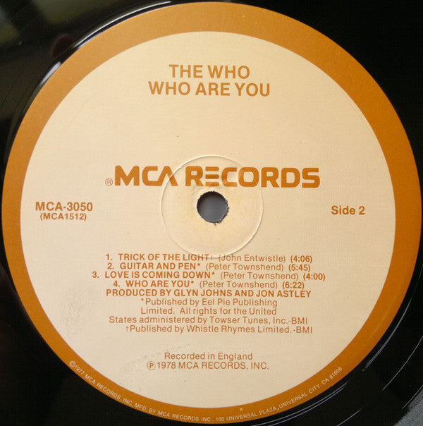 The Who : Who Are You (LP, Album, RE, Glo)
