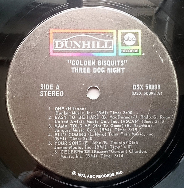 Three Dog Night : Golden Bisquits (LP, Comp, Ter)