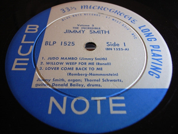 Jimmy Smith : At The Organ, Volume 3 (LP, Album, Mono, RP)