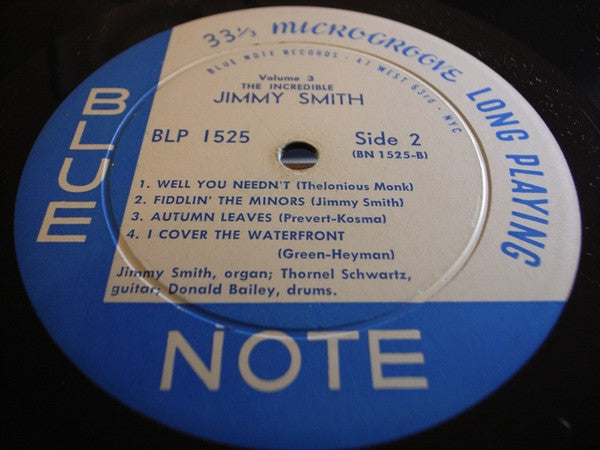 Jimmy Smith : At The Organ, Volume 3 (LP, Album, Mono, RP)