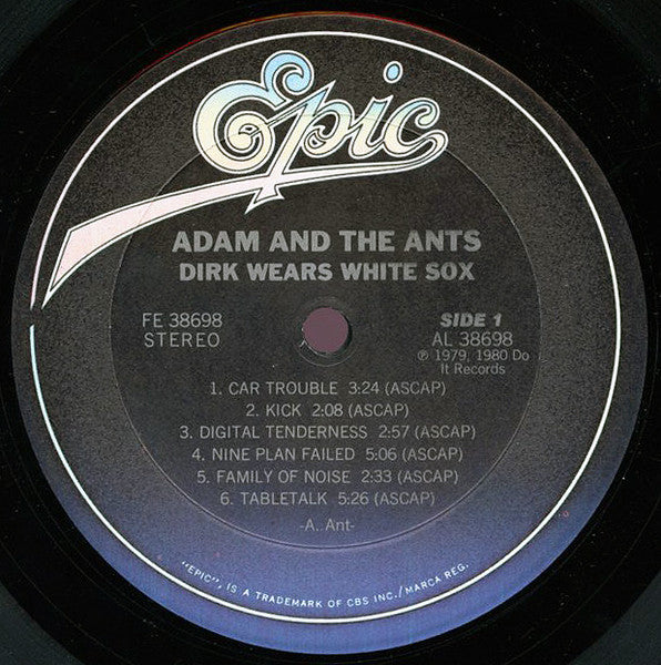 Adam And The Ants : Dirk Wears White Sox (LP, Album, RE)