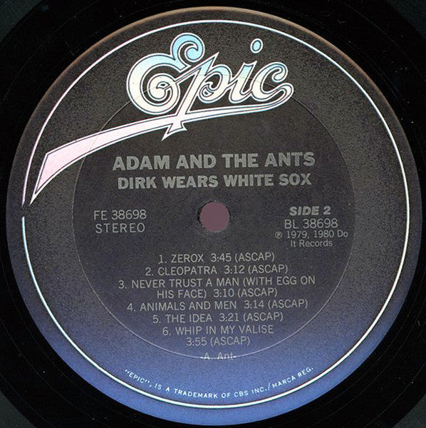 Adam And The Ants : Dirk Wears White Sox (LP, Album, RE)