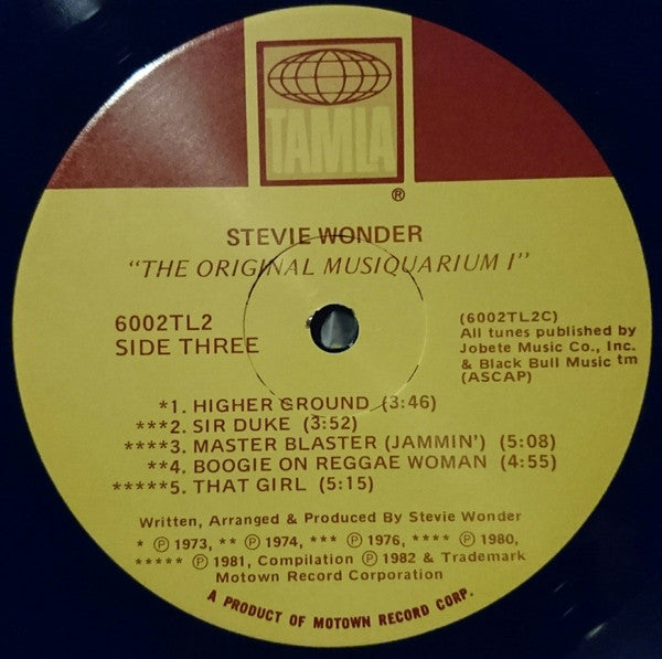 Stevie Wonder : Stevie Wonder's Original Musiquarium I (2xLP, Album, Comp)