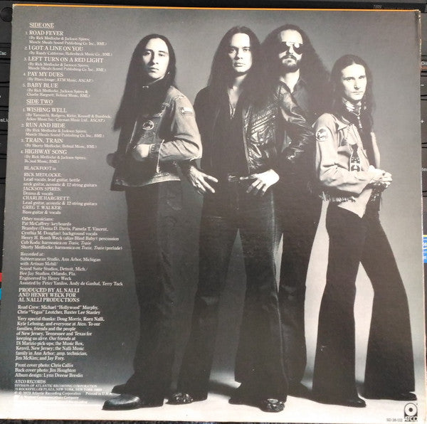 Blackfoot (3) : Strikes (LP, Album, PR )