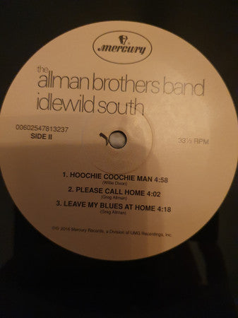 The Allman Brothers Band : Idlewild South (LP, Album, RE, RM, 180)