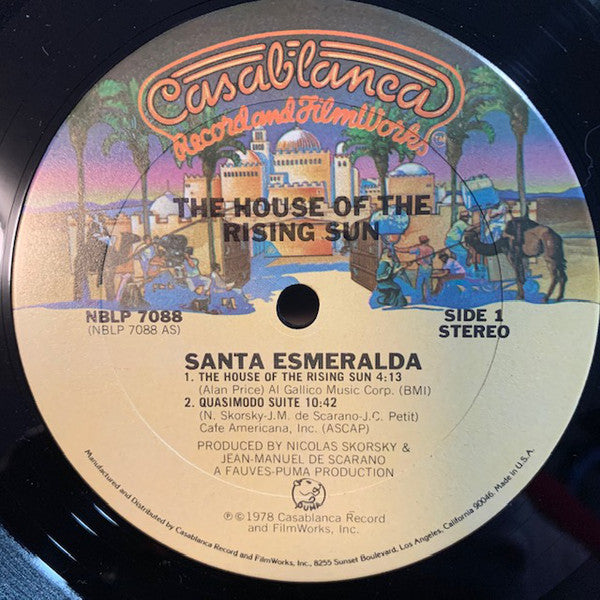 Santa Esmeralda : The House Of The Rising Sun  (LP, Album, CBS)