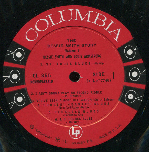 Bessie Smith With Louis Armstrong : The Bessie Smith Story - Vol.1 (LP, Comp, Mono, RE)
