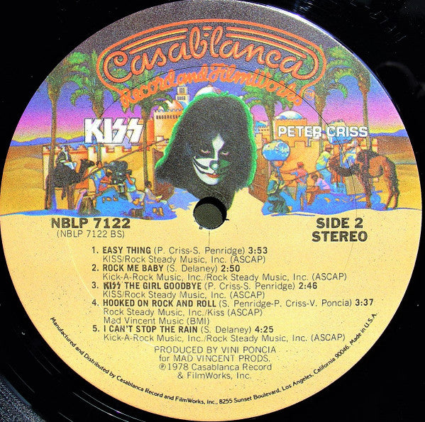 Kiss, Peter Criss : Peter Criss (LP, Album, Ter)