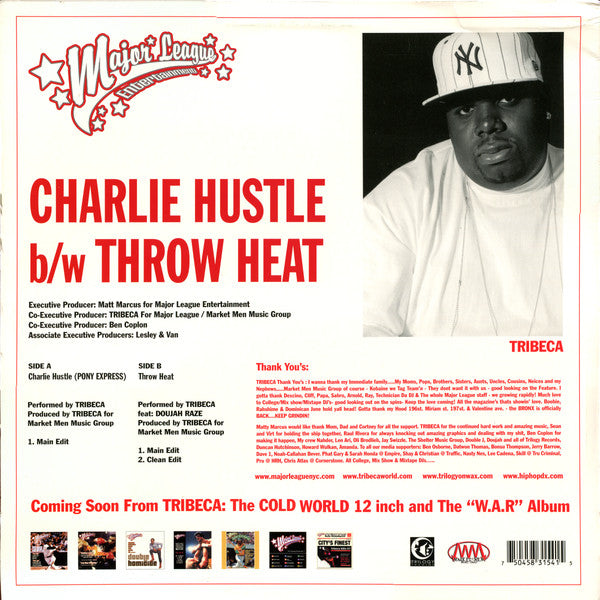 Tribeca (2) : Charlie Hustle (Pony Express) (12")