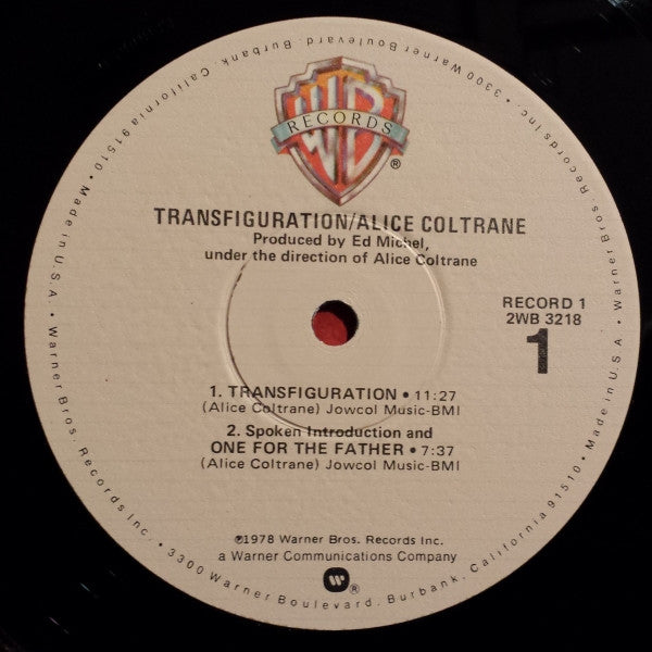 Alice Coltrane : Transfiguration (2xLP, Album, Los)