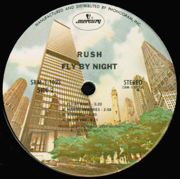Rush : Fly By Night (LP, Album, Pit)