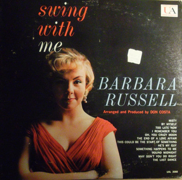 Barbara Russell : Swing With Me (LP, Album, Mono, Promo)