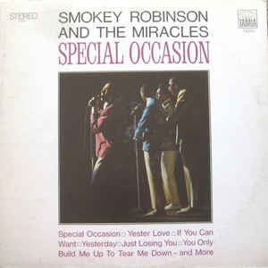 The Miracles : Special Occasion (LP, Album, Ter)