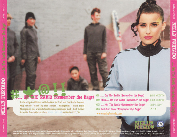 Nelly Furtado : ....On The Radio (Remember The Days) (CD, Single, Promo)