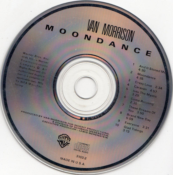 Van Morrison : Moondance (CD, Album, RE, SRC)