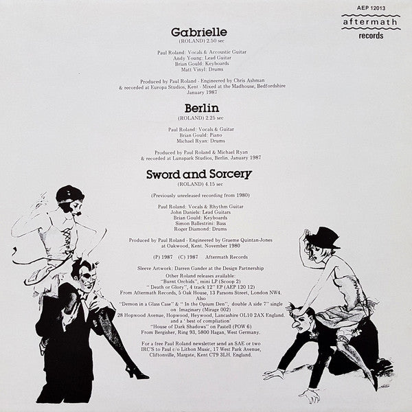 Paul Roland : Gabrielle (12", EP)