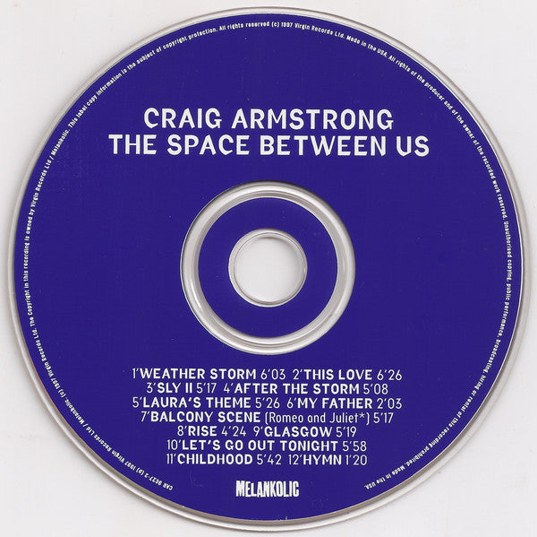 Craig Armstrong : The Space Between Us (CD, Album)
