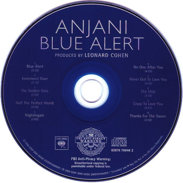 Anjani Thomas : Blue Alert (CD, Album)