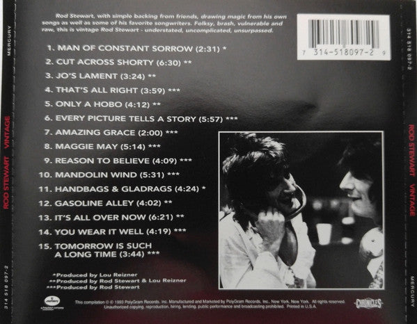 Rod Stewart : Vintage (CD, Comp)