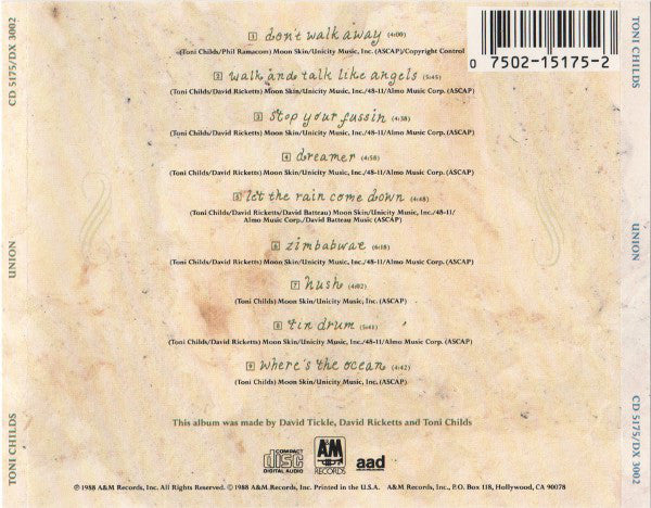 Toni Childs : Union (CD, Album)