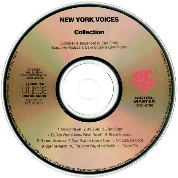 New York Voices : Collection (CD, Comp, Club)