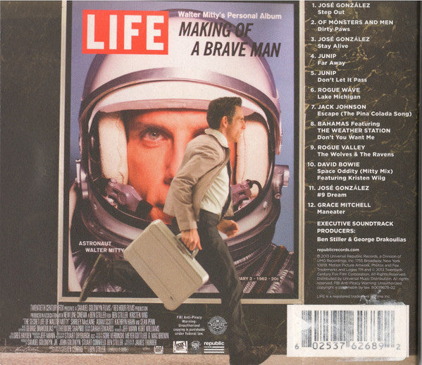 Various : The Secret Life Of Walter Mitty (Music From And Inspired By The Motion Picture) (CD)