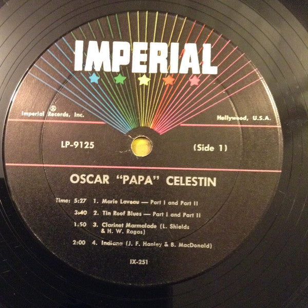 Oscar "Papa" Celestin : The Dixieland King (LP, Album, Mono)
