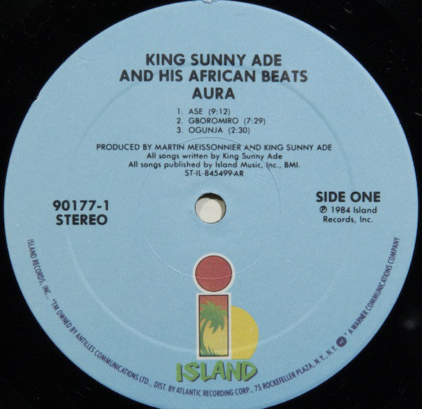 King Sunny Ade & His African Beats : Aura (LP, Album, All)